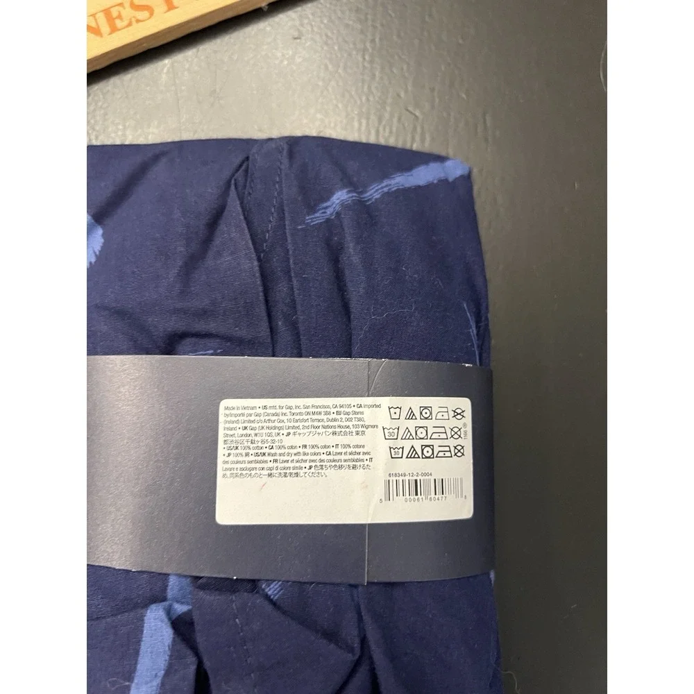 Gap NWT Navy Blue 100% Cotton Men's Boxers Shorts Sz XL 38-40